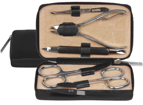 WINDROSE Beluga Manicure-Etui 13 cm Leder