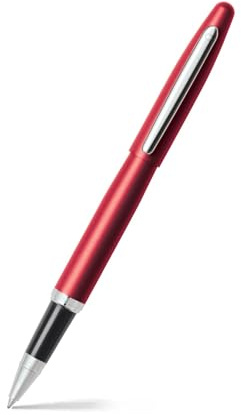 Sheaffer VFM Nickel Plated Trim Rollerball Pen -Excessive Red