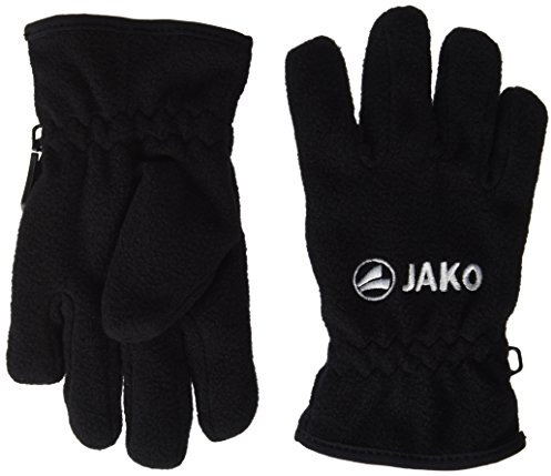 JAKO Kinder Fleecehandschuhe Comfort, Schwarz, 6, 2587