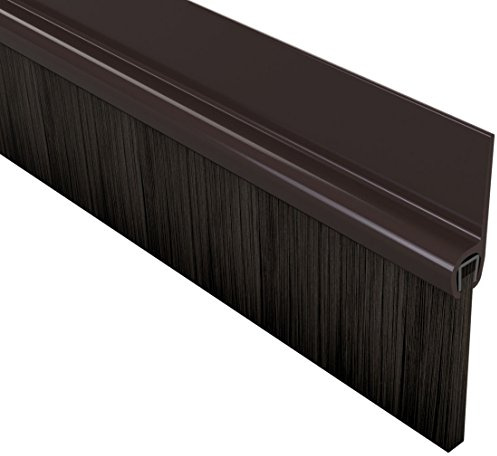 STORMGUARD 02SR6641000B 1 m Self Adhesive BDS Bottom of The Door Brush Seal - Brown