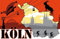 U24 Flagge Fahne Köln Skyline 90 x 150 cm