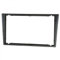 Baseline Connect Façade d'autoradio double broche pour Opel Corsa C, Combo, Omega B, Vectra C, Meriva ou Suzuki Ignis, Wagon R Gris fumée