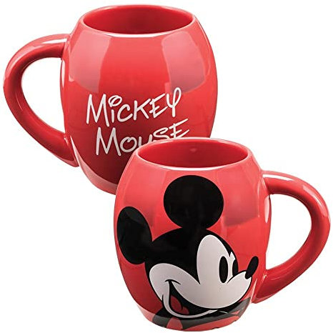 Vandor Taza ovalada de cerámica de Mickey Mouse de 18 onzas