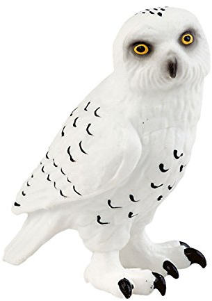Bullyland 69354 - Spielfigur Schnee-Eule, ca. 5,6 cm große Tierfigur, detailgetreu, PVC-frei, ideal als kleines Geschenk für Kinder ab 3 Jahren