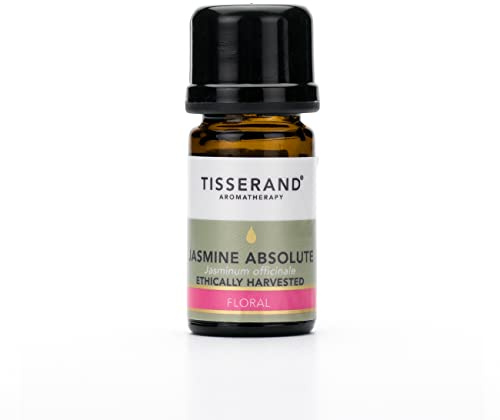 Tisserand Jasmine Absolute Ethically Harvested - 2ml | Rich Floral Jasmine Aroma, 100% Natural Pure Essential Oils, Uncompromising Quality, Certified Vegan