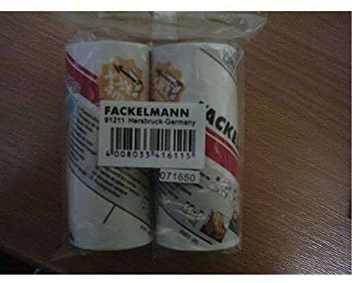 Fackelmann Repuestos Quitapelusas 4 M, papel adhesivo, color blanco, 2 ud-s