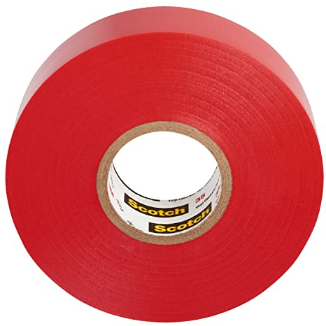 Ruban isolant Scotch® 35 3M 80-6112-1156-8 rouge (L x l) 20 m x 19 mm 1 bobine(s)