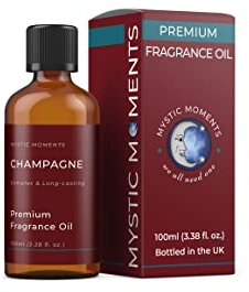 Mystic Moments | Champagne Fragrance Oil | 100ml | Champagne notes create a sparkling fruity scent for candles, soaps, wax melts and diffusers.