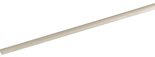 FORMAT 4250560505712 – Holzbesenstiel 24 mm 140 cm Rundkopf