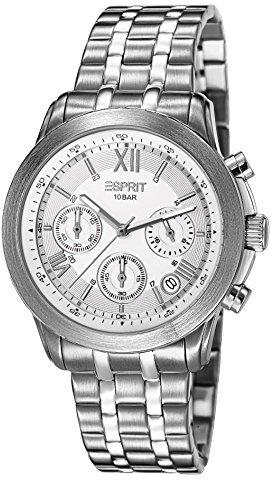Esprit ES900751003 Herren Armbanduhr, Edelstahl, silberfarben