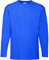 Fruit of the Loom Men's Valueweight Long Sleeve T-Shirt, Royal, X-Large