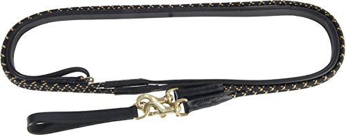 TdeT Farbige schlaufzÜgel - schwarz - warmblut