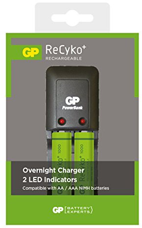 GP PowerBank Charger PB330 with 2 ReCyko+ 1000 AA