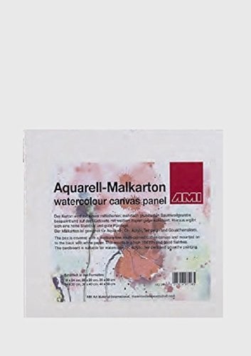 Malkarton Malpappe Malplatte für Aquarell-, Öl-, Acryl-, Tempera- & Gouachemalerei 18 x 24 cm
