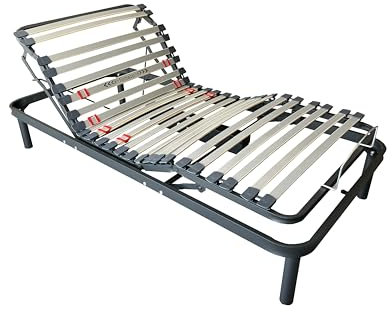 Bonitex Cama Articulada Eléctrica 105x190 cm Motor y Somier (5 Planos de Articulación)