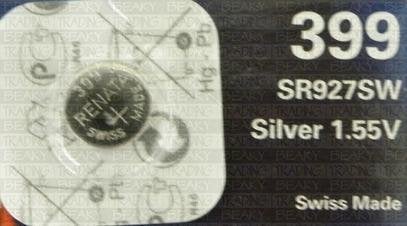 Renata 399 SR927W SB-BP Pile bouton pour montre Oxyde d'argent 1,55 V