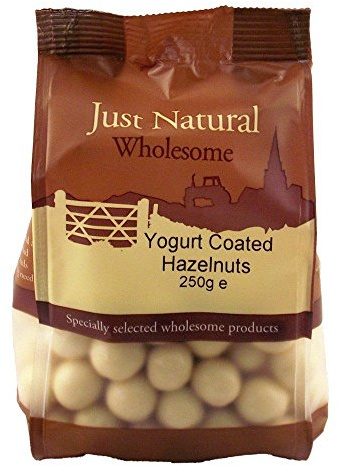 Just Natural Wholesome Yoghurt Coated Hazelnuts 250g