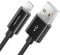 deleyCON 1m Lightning 8 Pin USB Ladekabel Datenkabel MFi Zertifiziert für Apple iPhone 14 Pro Max 14 Pro 14 Plus 14 SE 13 Pro Max 13 Pro 13 Mini 12 Pro Max 12 Pro 12 Mini - Schwarz