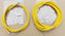 FRONT + REAR BMX/MTB BIKE CYCLE BRAKE OUTER CABLES, INNER CABLES, NOW IN 9 COLOURS ! (YELLOW)
