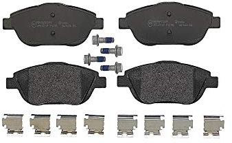 Brembo P 61 103 Bremsbelagsatz, Scheibenbremse - (4-teilig) | Kompatibel mit: CITROËN C3 / C3 ORIGIN III, C3 AIRCROSS II, C3 II, C3 PICASSO, C4 CACTUS, DS3, DS3 Cabriolet, DS 3