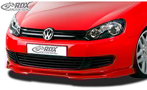 RDX Racedesign Frontspoiler VARIO-X Golf 6 Frontlippe Front Ansatz Vorne Spoilerlippe, RDFAVX30021, Schwarz