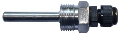 alfa-pool Tauchhülse VA Gewindeanschluss 1/2 AG 6x35mm mit Kabelverschraubung