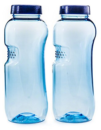 HDmirrorR Greiner 2 x 0,5 Liter Trinkflasche aus Tritan/Wasserflasche/BPA-frei/LGL