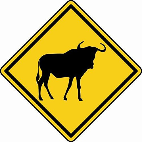 U24 Aufkleber Vorsicht GNU 20 x 20 cm Autoaufkleber Sticker