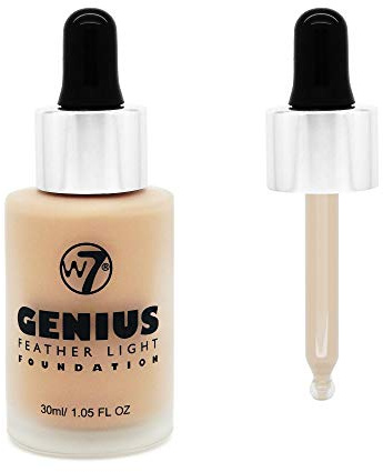 W7 Genius Foundation, Sand Beige, 30 ml