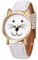 FENKOO Kitty passen Frauen Uhren Katze Uhr-Armbanduhr-Leder-Uhr-Weinlese-Uhr Schmuck Zubehör