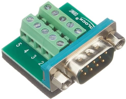 DeLock Sub-D 9-Polig Terminalblock Adapter