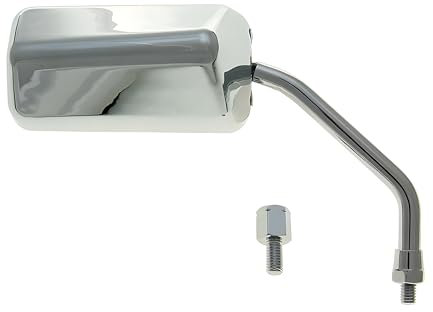 Spiegel F1 links/rechts, kurzes M8 Gewinde, Chrom-Look