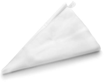 Ibili Manga DE REPOSTERIA Flexible Doble 40 CM, Silicona, Blanco, Centimeters
