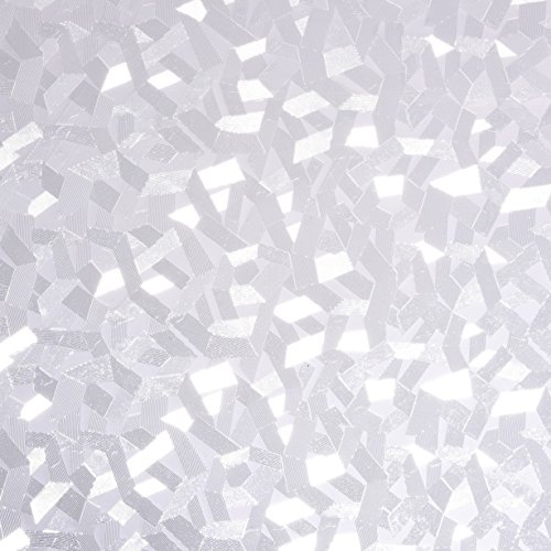 Venilia Fensterfolie statisch Vitrostatic Geomag Sichtschutz Folie, PVC, ohne Phatalate, transparent, 67,5cm x 1,5m, 200µm (Stärke: 0,2mm)