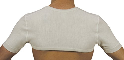 MANIFATTURA BERNINA Elan 5007 (Gr. 1) – Thermo Schulterwärmer aus Merinowolle