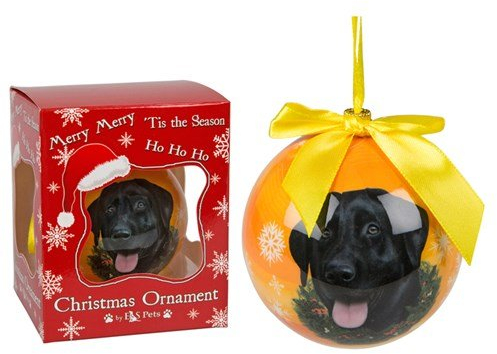 Homestreet Weihnachtskugeln für Hunde- und Katzenliebhaber, Schwarz