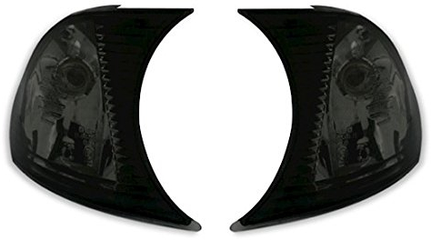 Frontblinker Set, Klarglas Schwarz, inkl. Leuchtmittel für 3er BMW E46 (Coupe +