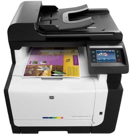 HP ColorLaserJet Pro CM1415fnw USB2 Ethernet Wireless 150-sheet Input Tray 12ppm Black 8ppm Color (ML)