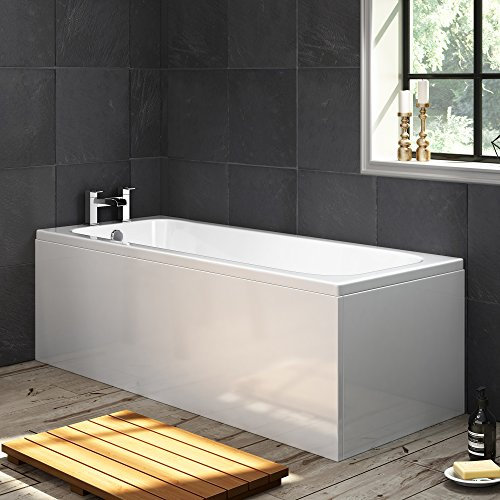 1500mm Luxury Small Single Ended Bath Straight Bathroom Bathtub Panel Set