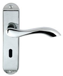 Jedo Broadway Door Handle Lockset 175mm X 42mm Polished Chrome