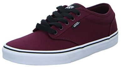 Vans Herren Atwood Sneaker, Canvas Oxblood White, 45 EU
