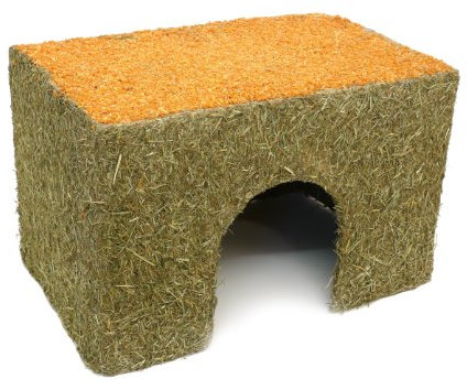 Rosewood Naturals Large Carrot Cottage for Small Animals - Edible Toy, Hay House, Den and Hideout for Rabbits, Guinea Pigs and Chinchillas