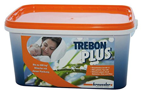 Trebon Plus Desinfektions-Vollwaschmittel, Spezialwaschmittel 5Kg