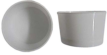 PZ 100 BICCHIERE COPPETTA IN PLASTICA PER GELATO YOGURT FORMATO MEDIO PLASTIC CUP FOR ICE CREAM