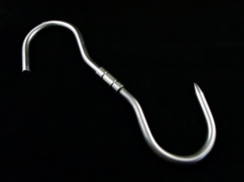 Eurosell PROFI S-Haken - 260x10mm Drehhaken - Dreh Haken Wildhaken Zerwirkhaken Swivel Hook