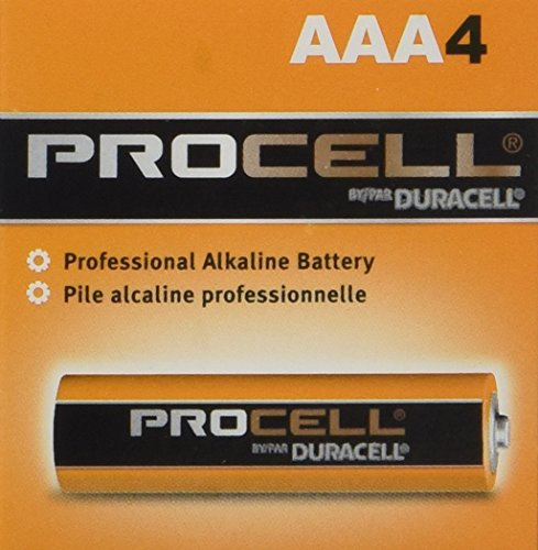 Dealmed DURACELL AAA PROCELL - Pilas de medición de voltaje profesionales de cuero granulado (desde la caja de una gama de 24)