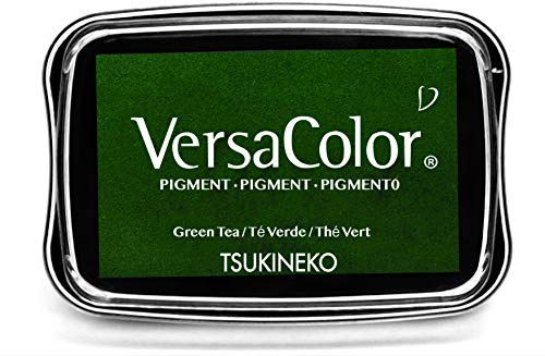 Tsukineko VC161 Versacolor Pigment Ink Pad - Green Tea