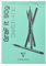 Clairefontaine 96619C - Skizzenblock Graf it, DIN A6, 10,5x14,8 cm, 80 Blatt, 90g, blanko, geheftet, ideal für Trockentechniken, 1 Stück, farbig sortiert