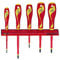 TengTools wrmdv05 N – Set of 5 Screwdrivers Insulated Flat Philips and Pozidriv