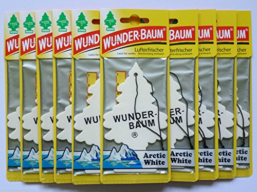 10 x Wunder-Baum Arctic White Duftbäume Autoduft Magic Tree